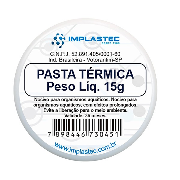 Pasta Termica 15G Implastec