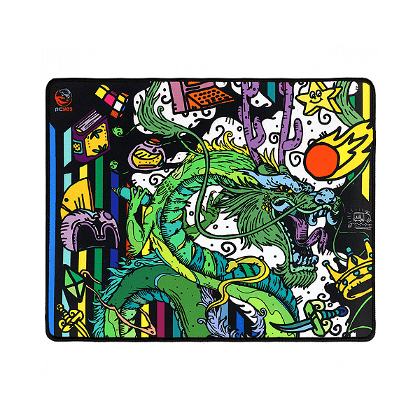 Mousepad Pcyes Ancient Dragon Medium Estilo Speed 500x400mm