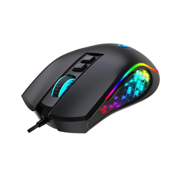 Mouse USB Gamer Fortrek Vickers New Edition 8000 Dpi RGB Preto