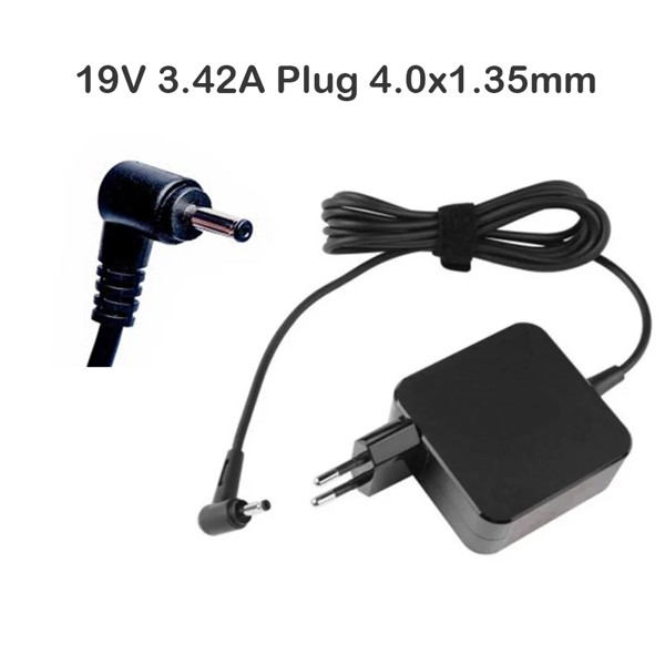 Fonte para Notebook 19V 3.42A Plug 4.0x1.35mm - Asus