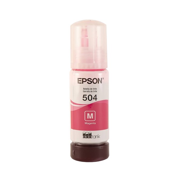 Cartucho Refil de Tinta Epson T504 Magenta 70ML Original - T504322-BR