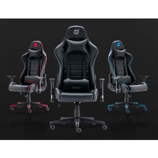 Cadeira Gamer Prime-X V2 Dazz Preta e Azul 62000155