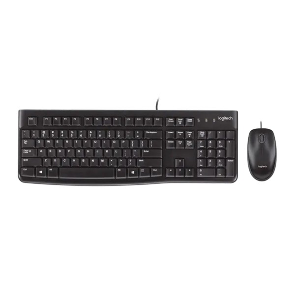 Kit Teclado e Mouse Logitech MK120 USB - 920-004429