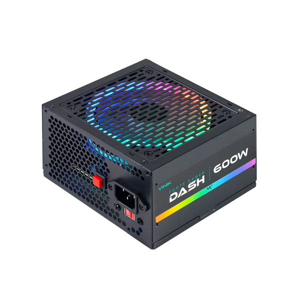 Fonte ATX 600W Vinik Dash RGB - VFG600WPR