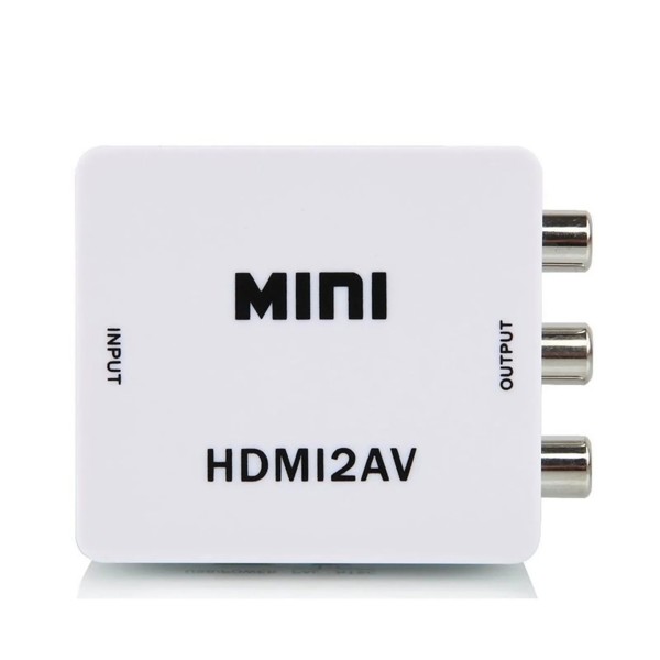 Adaptador de Video HDMI x AV RCA PAL/NTSC - HDMI2AV