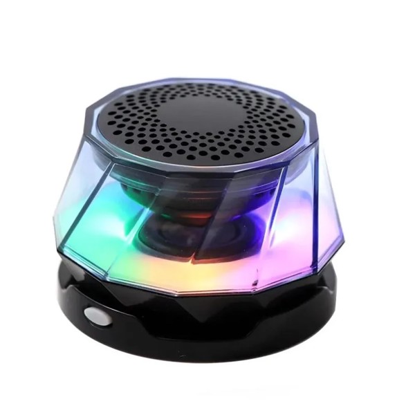 Caixa de Som Bluetooth Magnética 5W com Leds RGB Flex Gold ZQS-P15