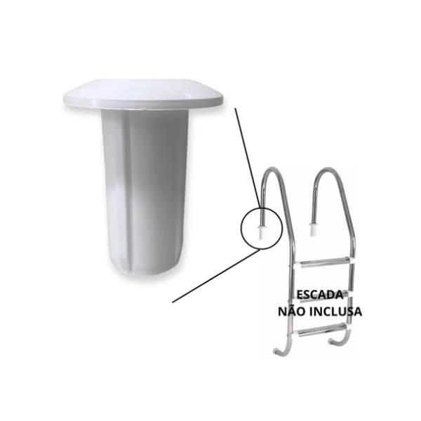 Chumbador Fixador de Escada em Plástico Para Piscina - NETUNO
