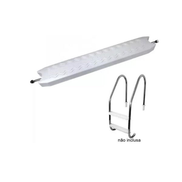 Degrau Plástico Com Tirante Para Escada de Piscina - NETUNO