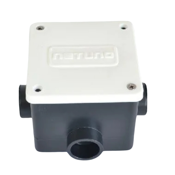 Caixa de Passagem para Piscina com Tampa Plástica Netuno