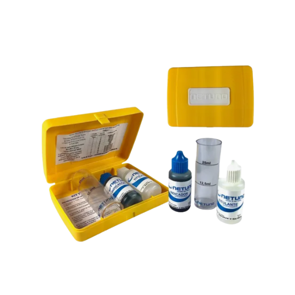 Estojo de Teste Alcalinidade  Piscina Netuno