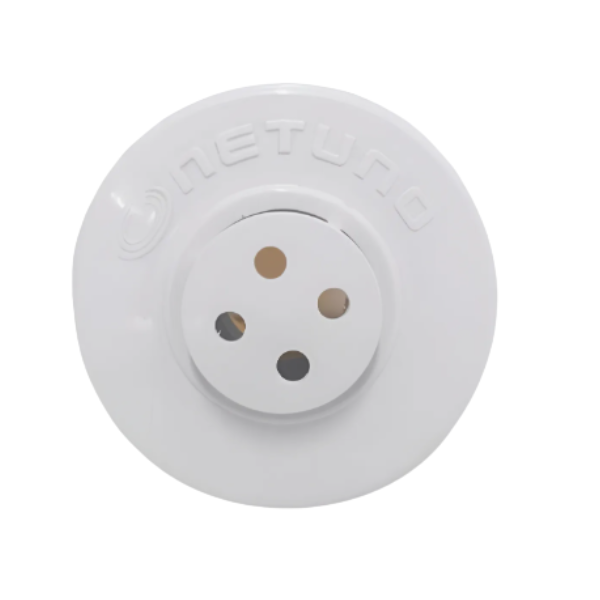 Ralo de Fundo Premium C/Base Branco - NETUNO