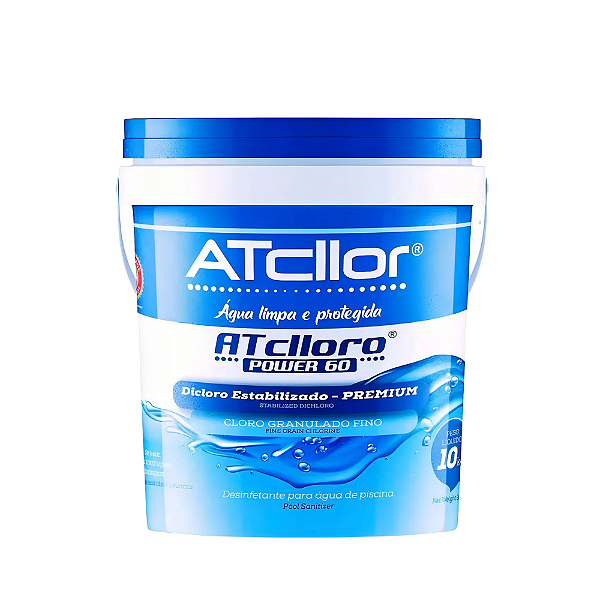 Cloro  10kg  Atcllor Power 60 kg