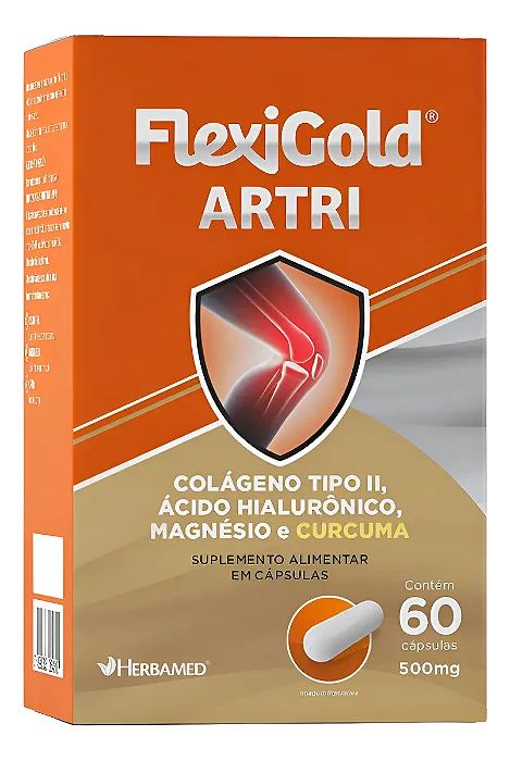 Colágeno Tipo 2 Ácido Hialurônico Cúrcuma E Magnésio - C/60
