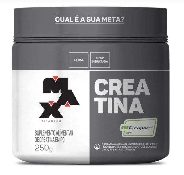 Creatina Creapure Pote 250g Max Titanium
