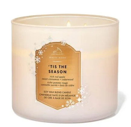 Vela aromática 3 pavios BBW - Tis The Season - Original