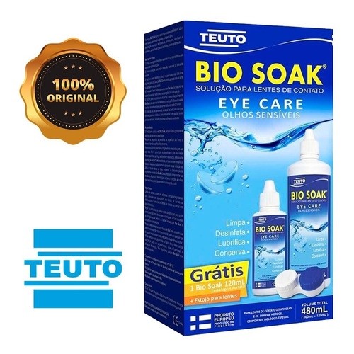 Bio Soak Kit Solução Para Lentes De Contato 480ml