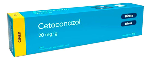 Cetoconazol 20mg/g Creme Para Micose E Frieira 30g Cimed