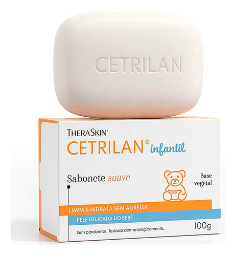 Cetrilan Sabonete Suave Infantil 100g Theraskin