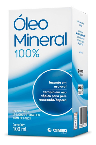 Óleo Mineral 100% 100 Ml Cimed