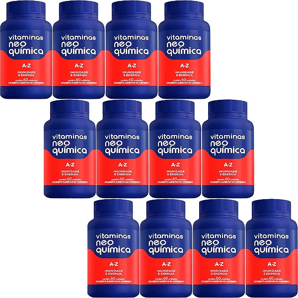 Vitaminas Neo Química A - Z com 60 Comprimidos