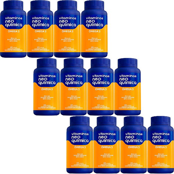 Suplemento Alimentar de Ômega 3 Vitaminas Neo Quimica 60 Cápsulas