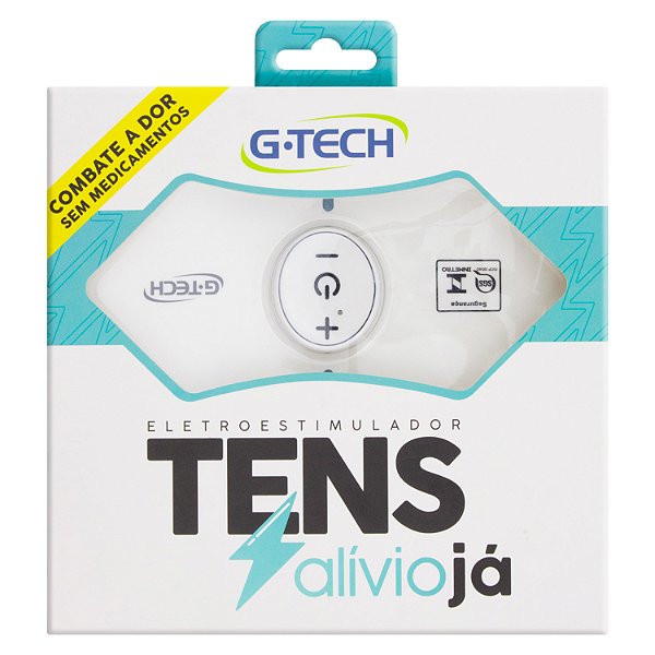 Eletroestimulador muscular portátil G-Tech Alívio Já Combate a dor, recarregável