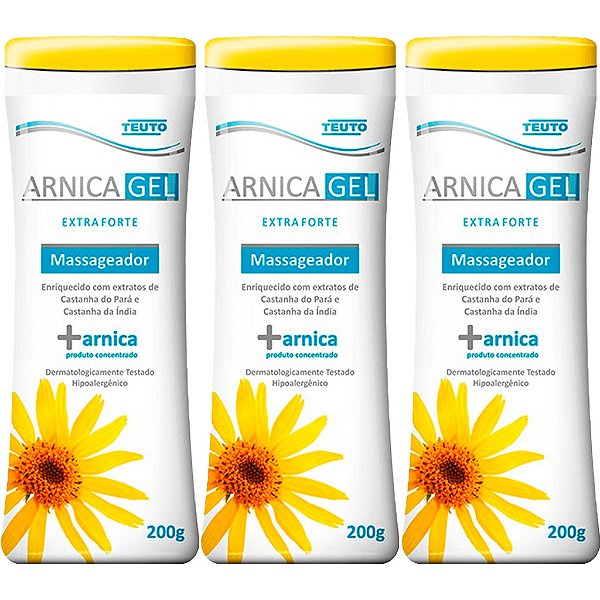 Arnica Gel Extra Forte Massageador 200g Teuto