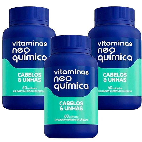 Cabelos E Unhas 60 Cápsulas - Neo Química