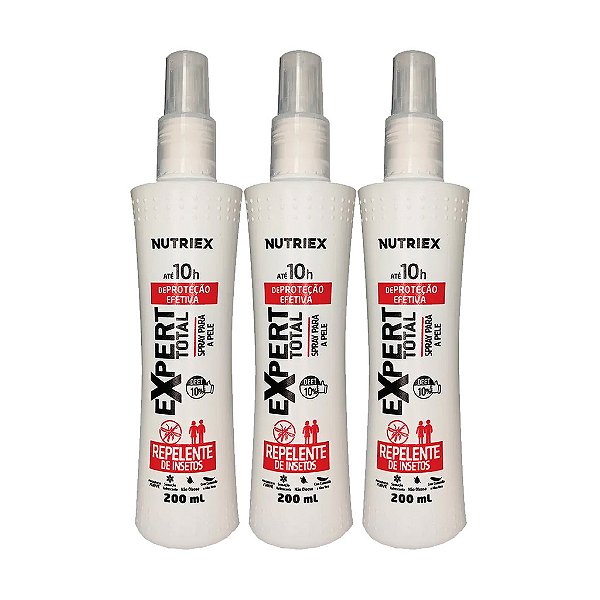 Kit Repelente de Insetos Spray Expert Total 200ml NUTRIEX