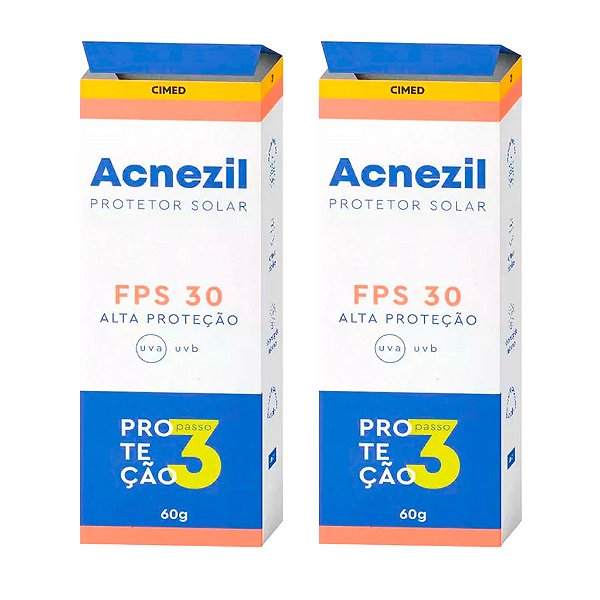 Protetor Solar Acnezil FPS 30 oil control 60g - passo 3