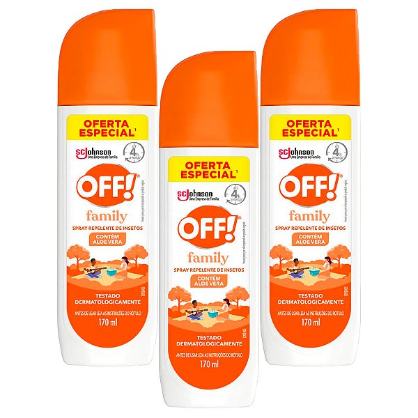 Repelente OFF! Family Spray 170ml