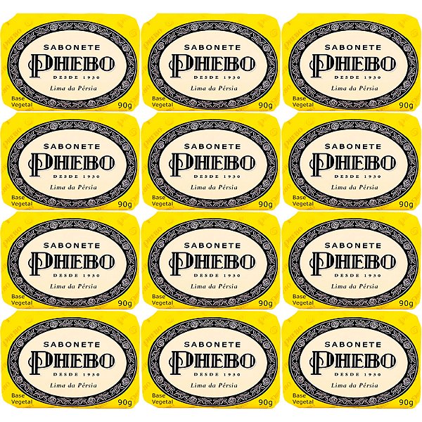 Sabonete Barra de Glicerina Phebo Lima da Persia 90g