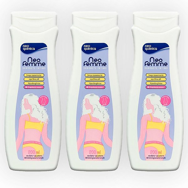 Sabonete Intimo Liquido Neofemme 200ml FLORAL - Similar do Dermafeme