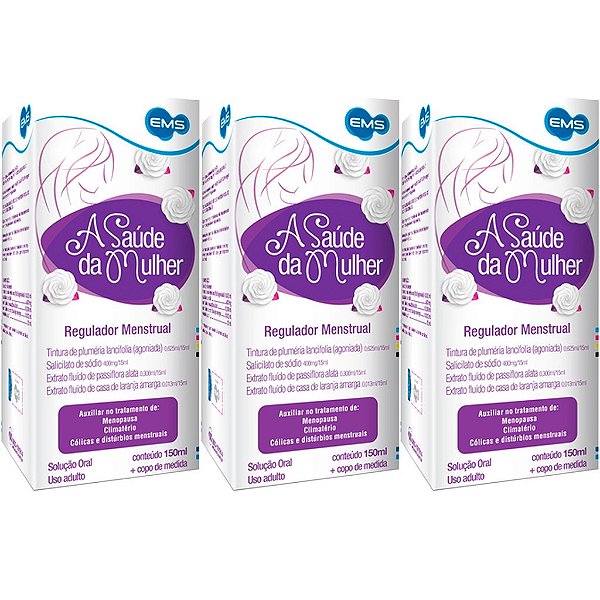 Solução oral fitoterápica A saúde da mulher EMS