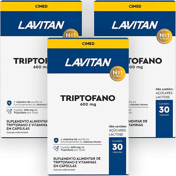 Suplemento Alimentar Lavitan Triptofano 30 cps CIMED