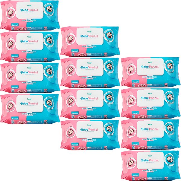 Toalhas Umedecidas BebePantol 120 unidades Hera