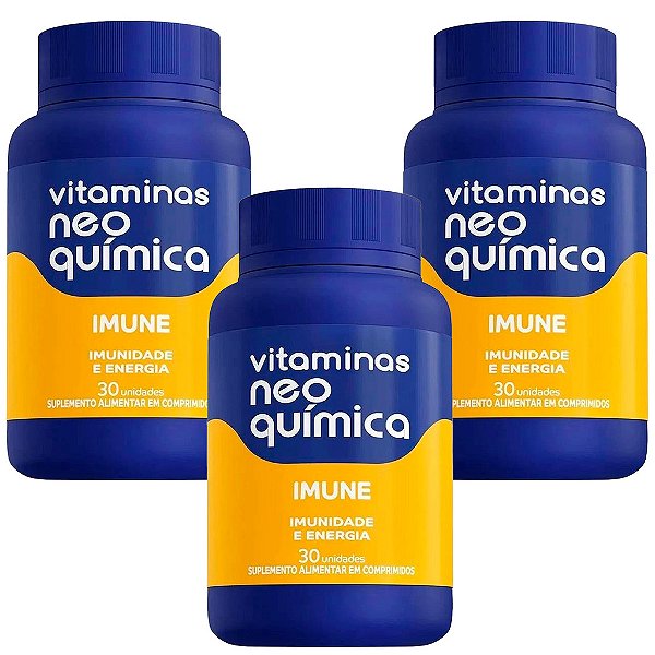 Vitamina Neo Química Imune 30 Comprimidos