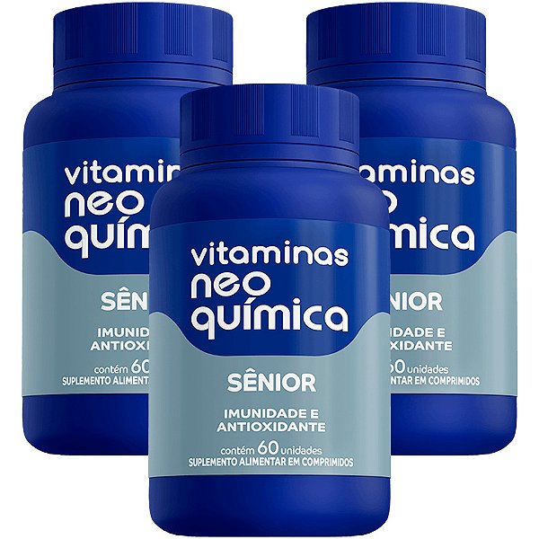 Vitaminas Neo Química Centrotabs Sênior Com 60 Comprimidos