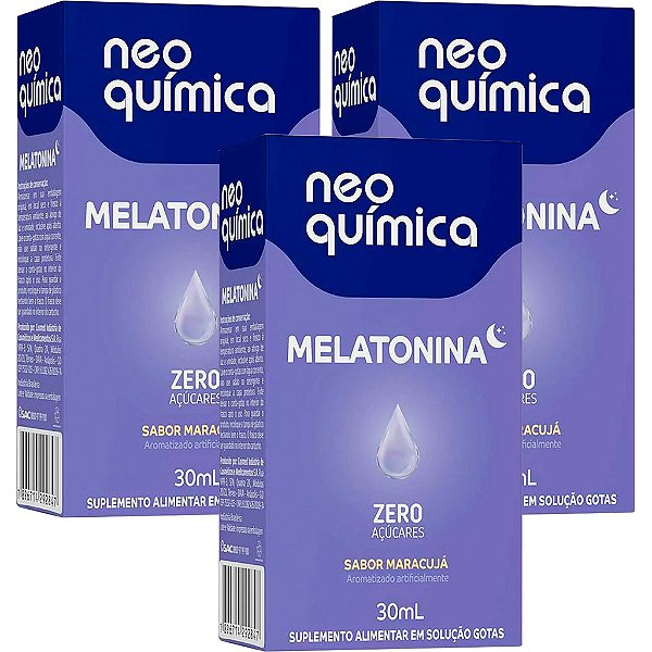 Melatonina Sabor Maracujá Gotas Com 30ml Neo Química