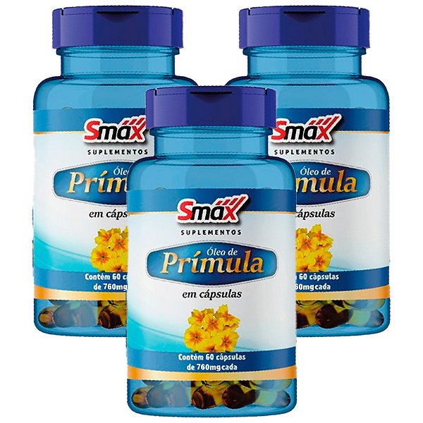 OLEO DE PRIMULA 760MG C/60 CAPS - SMAX