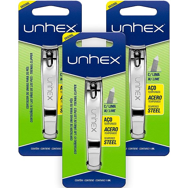 Cortador de Unhas para os Pés com Lima Unhex For Men