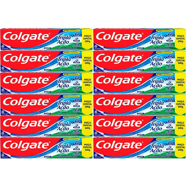 Creme Dental Colgate Tripla Ação Sabor Menta 180g