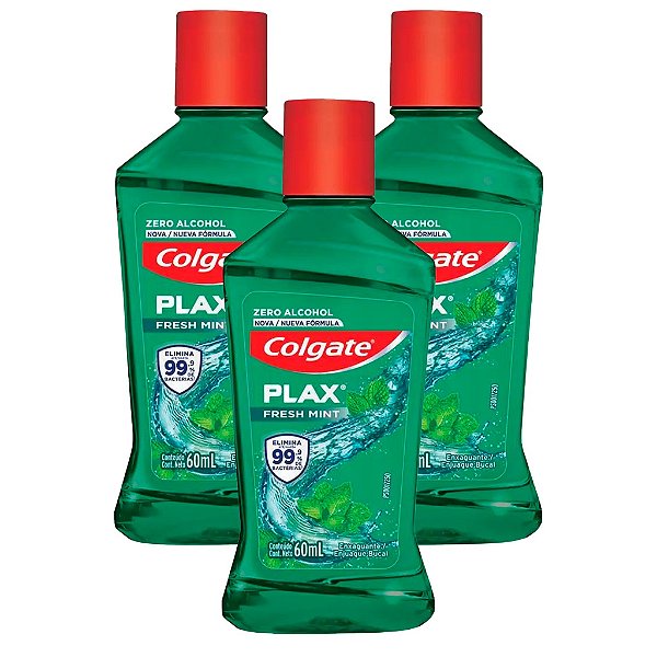 Enxaguante Bucal Colgate Plax 60ml