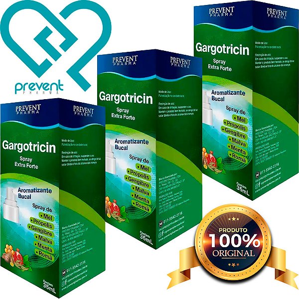 Gargotricin 35 Ml Spray Extra Forte Prevent Pharma