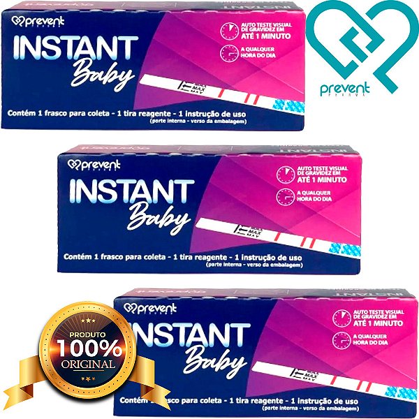 Instant Baby - Teste De Gravidez Tira - 1un Prevent