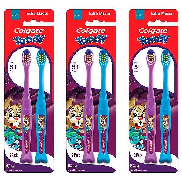 Kit Escova Dental Colgate Tandy Com 2 Unidades