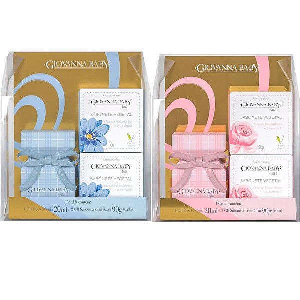 Kit Giovanna Baby - Colônia e Sabonetes