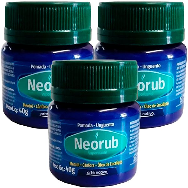 Pomada Vaporizante Neorub Unguento 40g - Arte Nativa