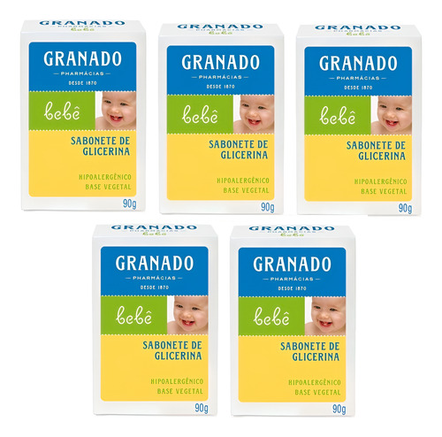 Sabonete Em Barra Granado De Glicerina Bebe 90g