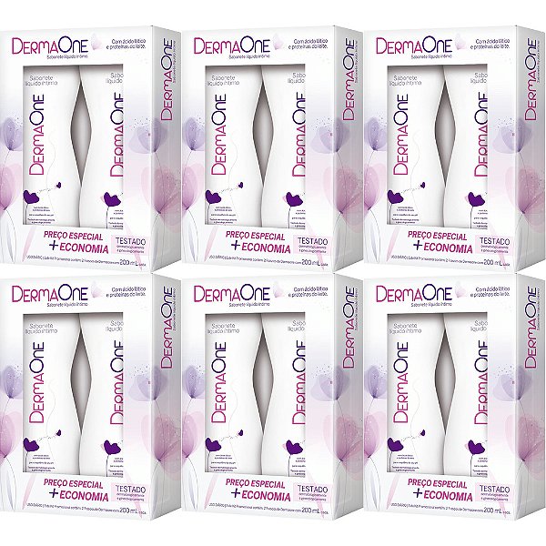 Sabonete Íntimo Líquido Dermaone 200ml cada